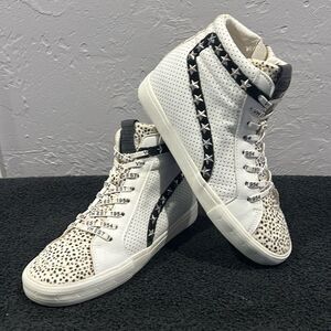 🔥 VINTAGE HAVANA Selah Forever High Top Sneakers Shoes Women’s 11 Cheetah Print